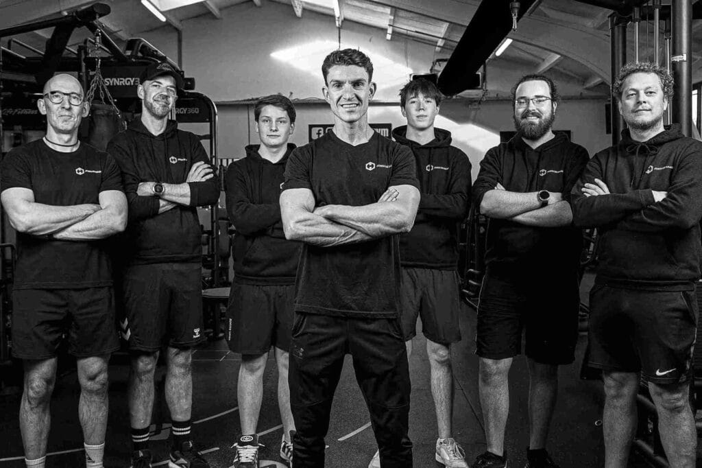 groepsfoto spiermassa